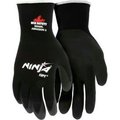 Mcr Safety MCR Safety N9699M Ninja® HPT PVC Coated Nylon Gloves, 15 Gauge, Medium, Black N9699M